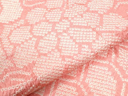 平和屋着物●豪華振袖　総絞り　亀甲草花文　正絹　逸品　CABI2370yc