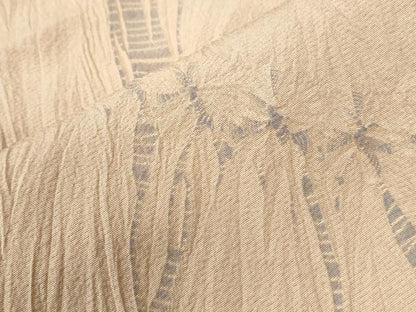 平和屋着物●上質な小紋　杢目絞り　正絹　逸品　CABI2371yc