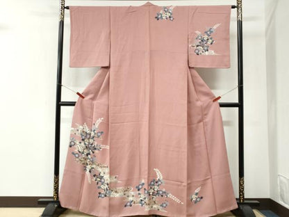平和屋着物●訪問着　辻が花　正絹　逸品　CABI2373yc
