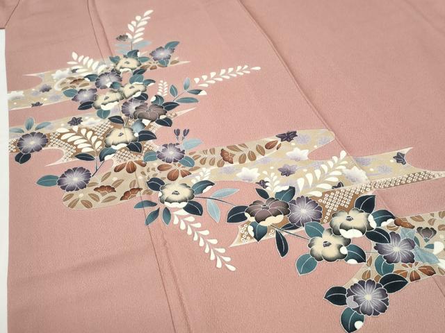 平和屋着物●訪問着　辻が花　正絹　逸品　CABI2373yc