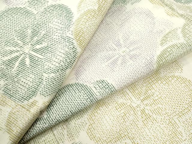 平和屋着物●上質な紬　梅　正絹　逸品　CABI2375yc