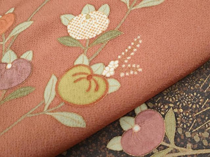 平和屋着物●訪問着　枝橘　金彩　正絹　逸品　CABI2380yc
