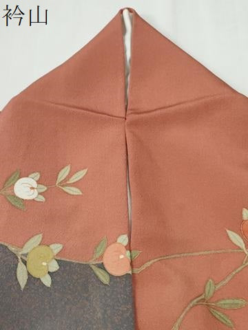 平和屋着物●訪問着　枝橘　金彩　正絹　逸品　CABI2380yc