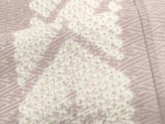 平和屋着物●訪問着　絞り　吉祥花唐草間道　正絹　逸品　CABI2384yc