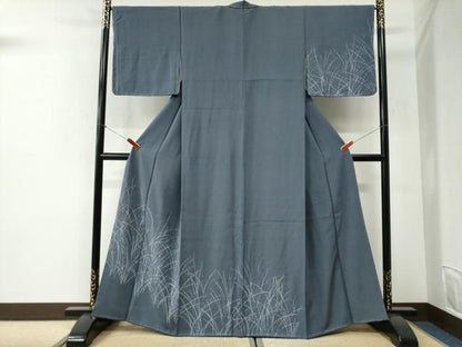 平和屋着物●訪問着　江戸小紋　草木文　正絹　逸品　未使用　CABI2386yc