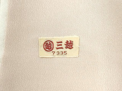 平和屋着物●創業460年・千總　訪問着　駒刺繍　雪輪草花文　金彩　三越扱い　正絹　逸品　CABI2389yc