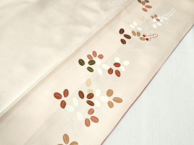 平和屋着物●訪問着　駒刺繍　雪輪花蝶文　暈し染め　金彩　正絹　逸品　CABI2391yc