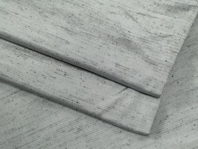 平和屋着物●男性　紬　色無地　薄鈍色　正絹　逸品　CABI2393yc