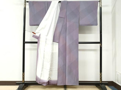 平和屋着物●上質な小紋　吉祥文　鬼しぼ縮緬　正絹　逸品　CABI2397yc