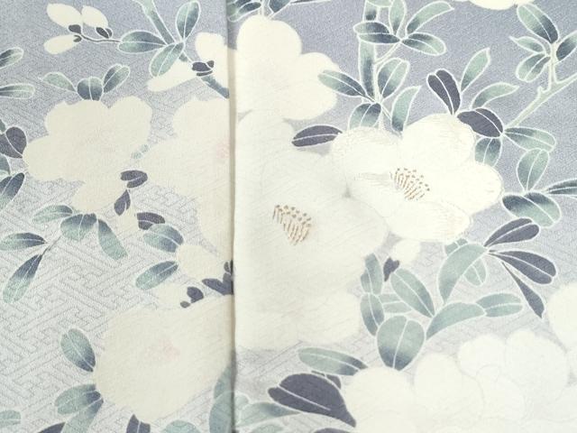 平和屋着物●訪問着　刺繍　枝花文　暈し染め　金彩　正絹　逸品　CABI2404yc