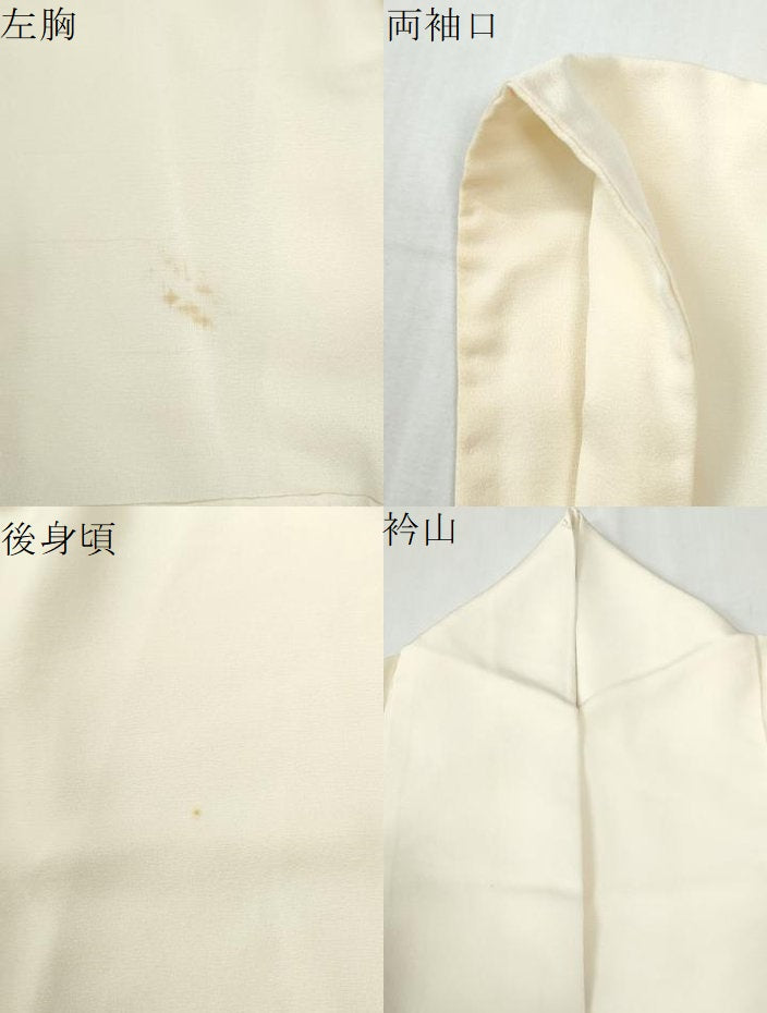 平和屋着物●色留訪問着　寿光織　鬘帯吉祥花唐草文　金糸　正絹　逸品　CABI2406yc