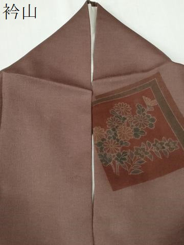 平和屋着物●訪問着　刺繍　色紙重ね草花文　正絹　逸品　CABI2407yc