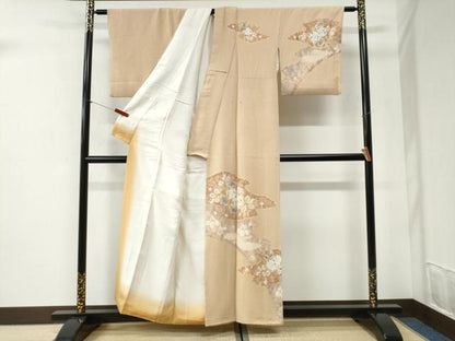 平和屋着物●訪問着　辻が花　絞り　正絹　逸品　CABI2410yc