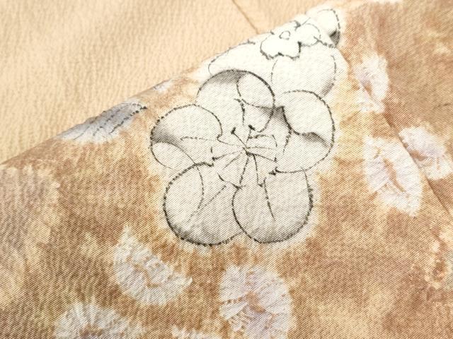 平和屋着物●訪問着　辻が花　絞り　正絹　逸品　CABI2410yc