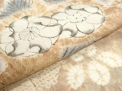 平和屋着物●訪問着　辻が花　絞り　正絹　逸品　CABI2410yc