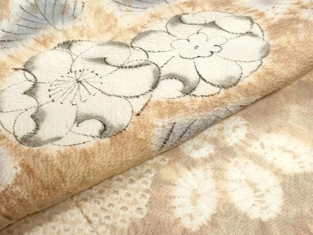 平和屋着物●訪問着　辻が花　絞り　正絹　逸品　CABI2410yc