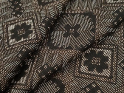平和屋着物●本場大島紬　龍郷絣　正絹　逸品　未使用　CABI2412yc