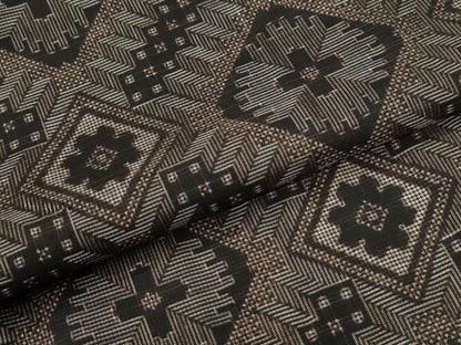平和屋着物●本場大島紬　龍郷絣　正絹　逸品　未使用　CABI2412yc