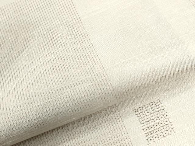 平和屋着物●上質な紬　背抜き仕立て　80亀甲　市松吉祥文　正絹　逸品　CABI2422yc