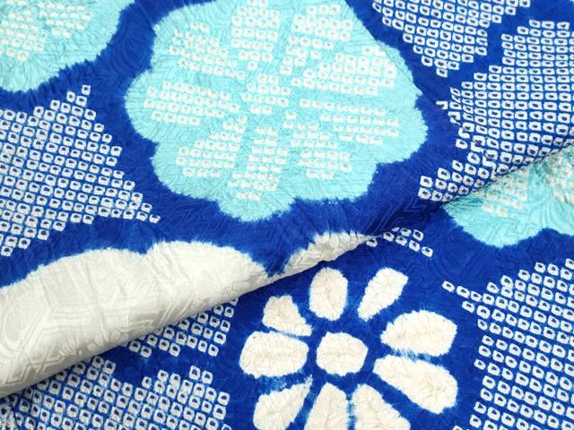 平和屋着物●豪華振袖　総絞り　雲重ね舞花文　正絹　逸品　CABI2430yc