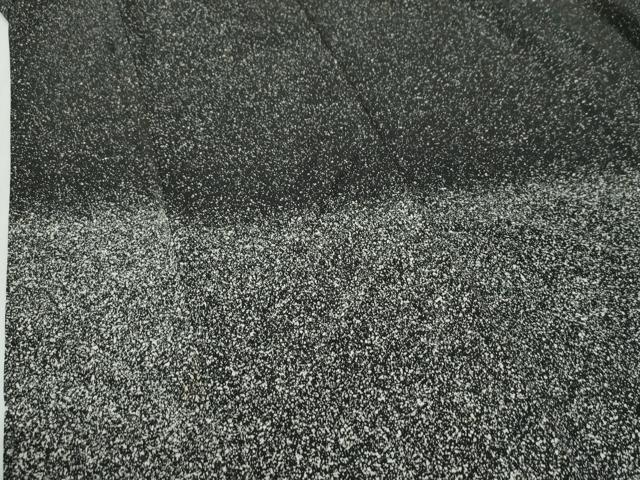 平和屋着物●色留訪問着　たたき染め　黒地　正絹　逸品　CABI2439yc
