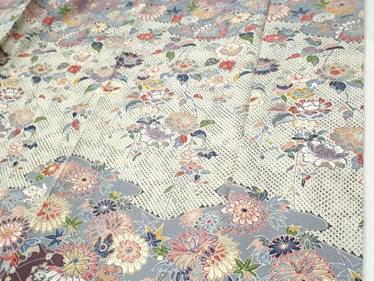 平和屋着物●訪問着　菊花文　暈し染め　正絹　逸品　未使用　CABI2446yc