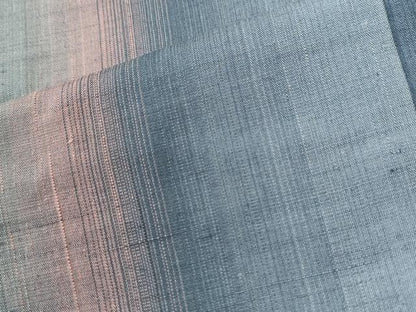 平和屋着物●上質な紬　霞文　正絹　逸品　CABI2450yc