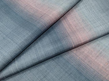 平和屋着物●上質な紬　霞文　正絹　逸品　CABI2450yc