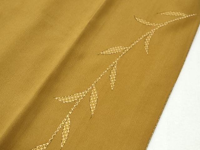 平和屋着物●訪問着　紬地　花筏文　金彩　正絹　逸品　CABI2451yc
