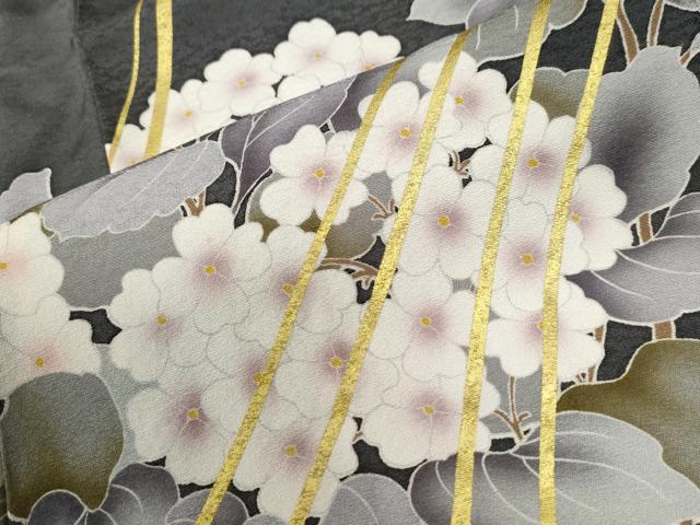 平和屋着物●訪問着　駒刺繍　牡丹花文　金彩　ますいわ屋扱い　正絹　逸品　CABI2458yc