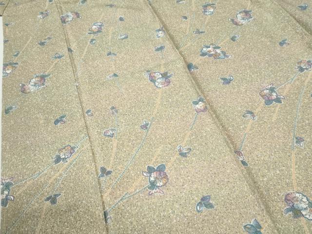 平和屋着物●上質な小紋　辻が花　正絹　逸品　未使用　CABI2461yc