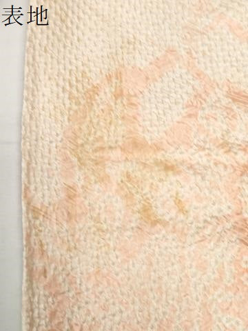 平和屋着物●豪華振袖　総絞り　草花文　暈し染め　正絹　逸品　CABI2468yc