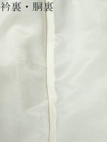 平和屋着物●訪問着　刺繍　雪輪枝花文　たたき染め　金彩　正絹　逸品　未使用　CABI2471yc