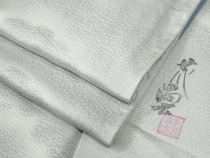 平和屋着物●上質な小紋　花雲　美匠勝染　暈し染め　正絹　逸品　CABI2473yc