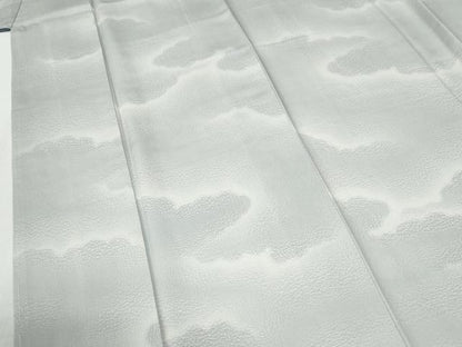 平和屋着物●上質な小紋　花雲　美匠勝染　暈し染め　正絹　逸品　CABI2473yc