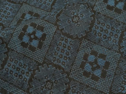 平和屋着物●本場大島紬　龍郷絣　正絹　逸品　CABI2475yc