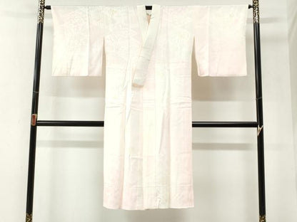 平和屋着物●長襦袢　無双仕立て　辻が花地紋　暈し染め　正絹　逸品　CABI2477yc