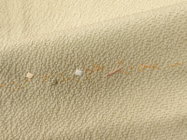 平和屋着物●訪問着　刺繍　霞箔散らし　暈し染め　金彩　正絹　逸品　未使用　CABI2478yc