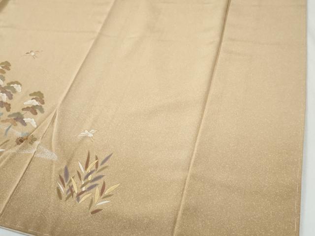 平和屋着物●訪問着　飛鳥花松文　正絹　逸品　未使用　CABI2485yc