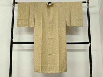 平和屋着物●長襦袢　無双仕立て　草花文　正絹　逸品　CABI2491yc