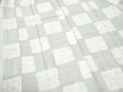 平和屋着物●長襦袢　無双仕立て　市松吉祥地紋　正絹　逸品　CABI2503yc