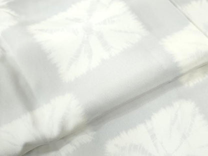 平和屋着物●長襦袢　無双仕立て　市松吉祥地紋　正絹　逸品　CABI2503yc
