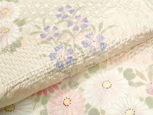 平和屋着物●訪問着　総絞り　菊花文　正絹　逸品　CABI2504yc