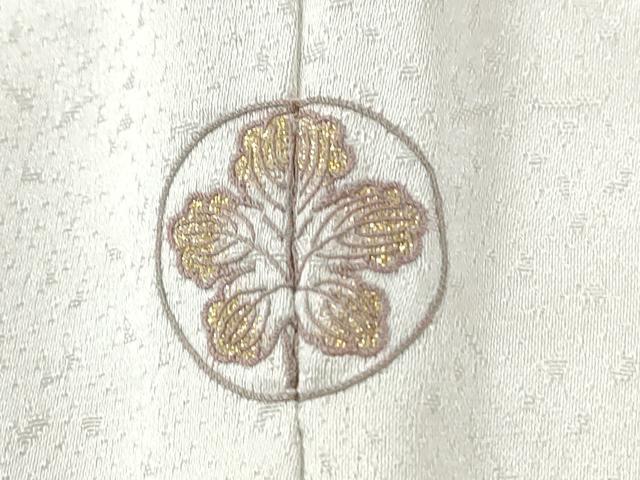 平和屋着物●訪問着　刺繍　枝花文　暈し染め　金彩　正絹　逸品　CABI2523yc