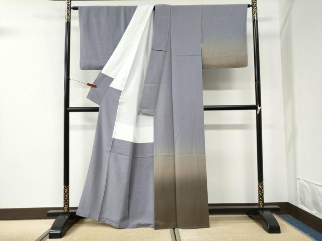 平和屋着物●訪問着　霞文　暈し染め　正絹　逸品　未使用　CABI2530yc