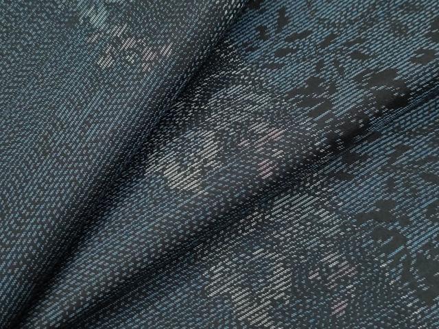 平和屋着物●本場大島紬　葡萄蔦の葉文　やまと誂製　正絹　逸品　CABI2539yc