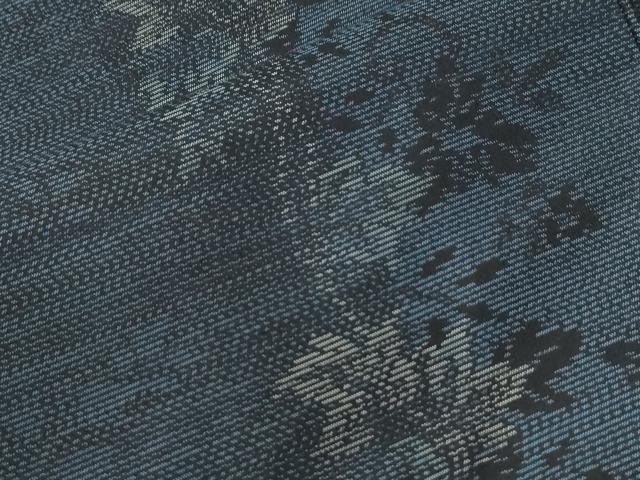 平和屋着物●本場大島紬　葡萄蔦の葉文　やまと誂製　正絹　逸品　CABI2539yc