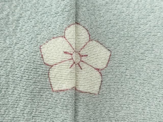 平和屋着物●訪問着　友禅　作家物　舞花文　正絹　逸品　CABI2549yc