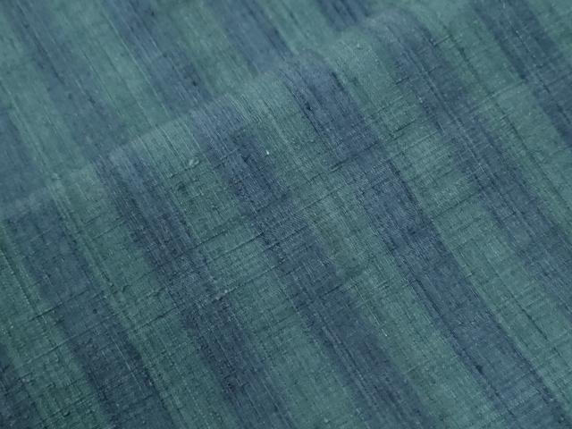 平和屋着物●上質な紬　縞　ロング丈　正絹　逸品　CABI2553yc