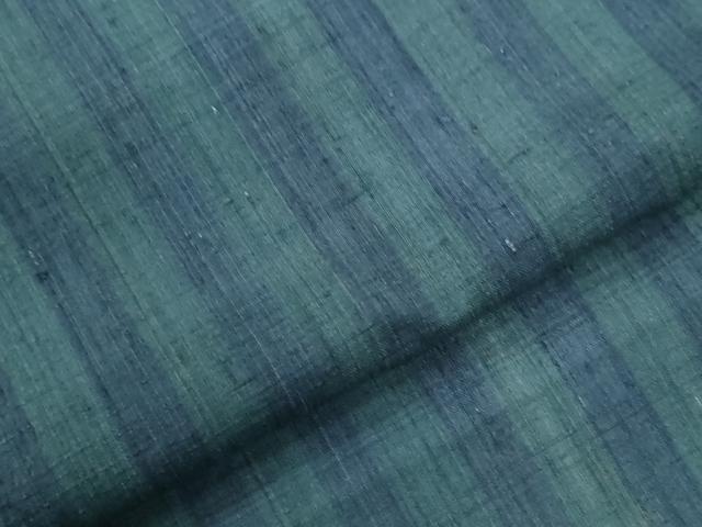 平和屋着物●上質な紬　縞　ロング丈　正絹　逸品　CABI2553yc